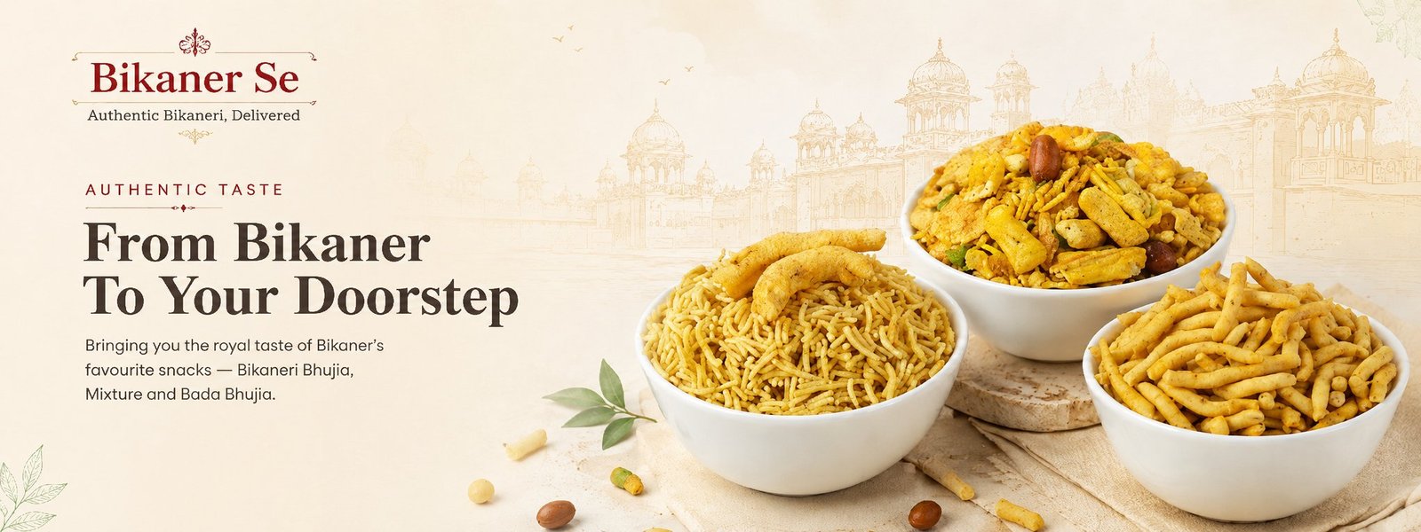 Authentic Bikaneri taste delivered to your doorstep